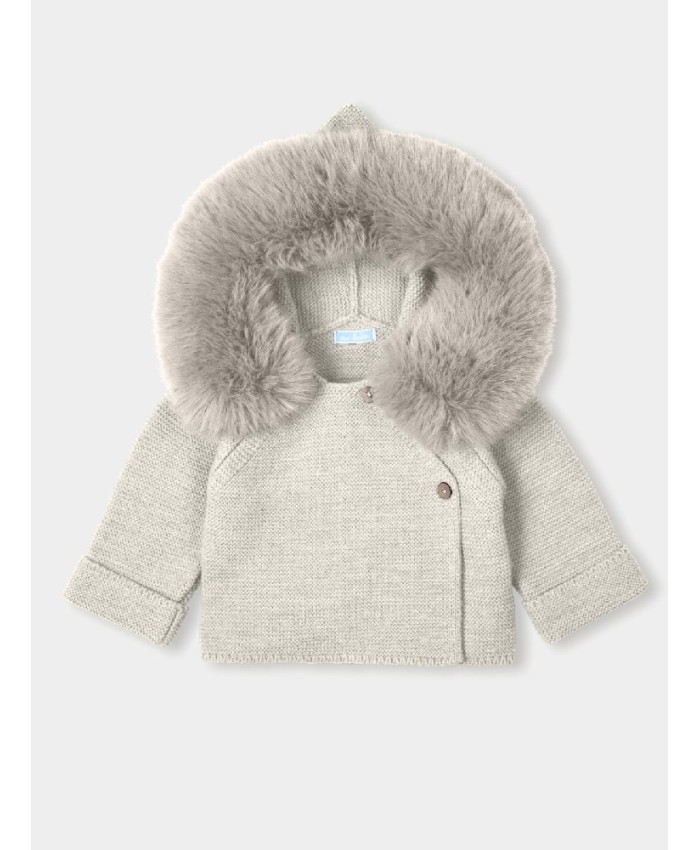 Mac Ilusion  Knitted Coat Lining  And  Hood  Sueno  De Nievi 8695 naturel